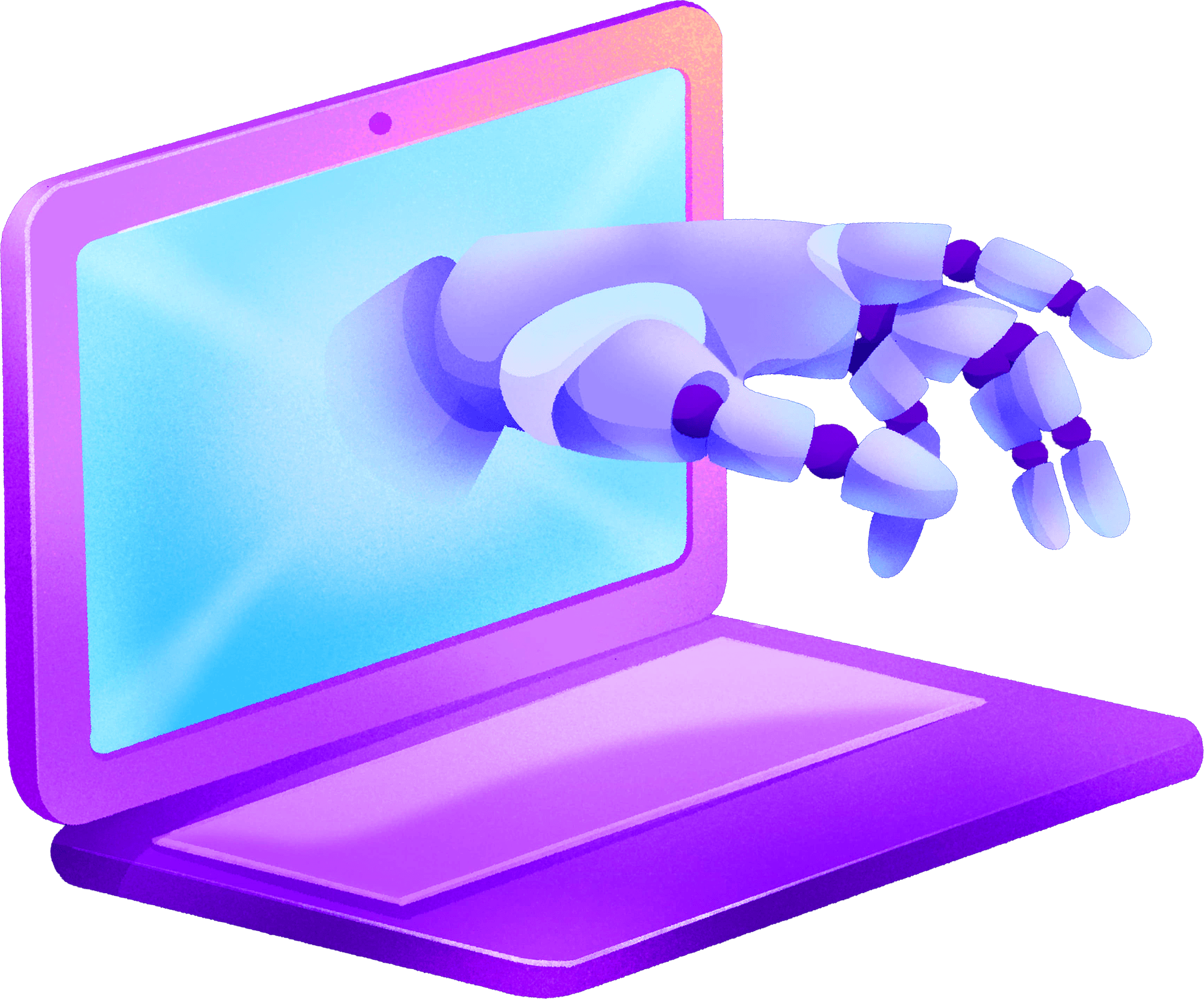 AI hand illustration